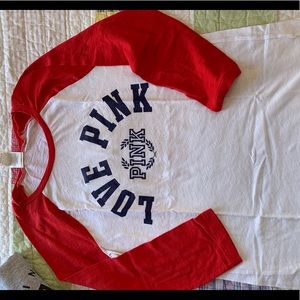 Pink Baseball Tee